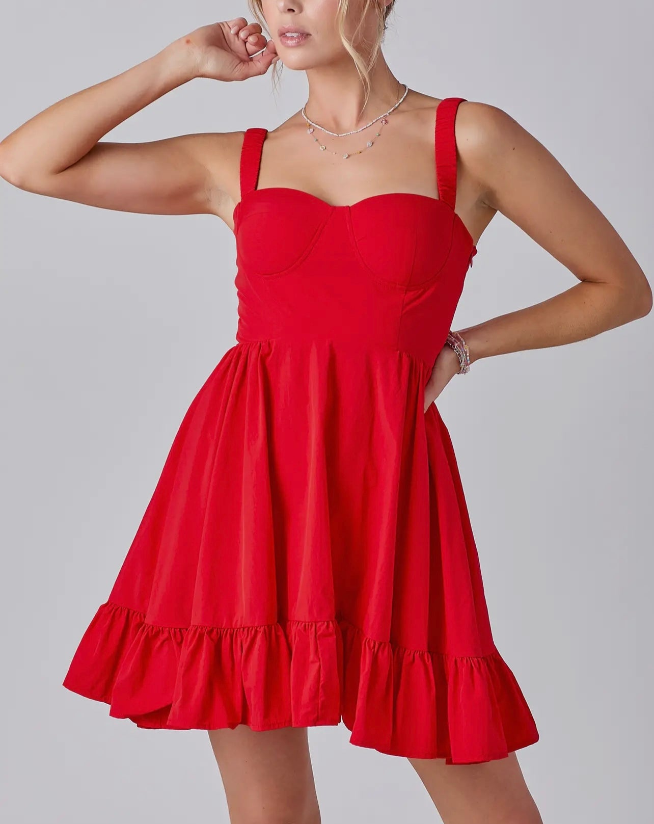 Ragin Cajun Red Tiered Mini Dress – Emily Katherine Boutique Ragin Cajun Red Tiered Mini Dress – Emily Katherine Boutique