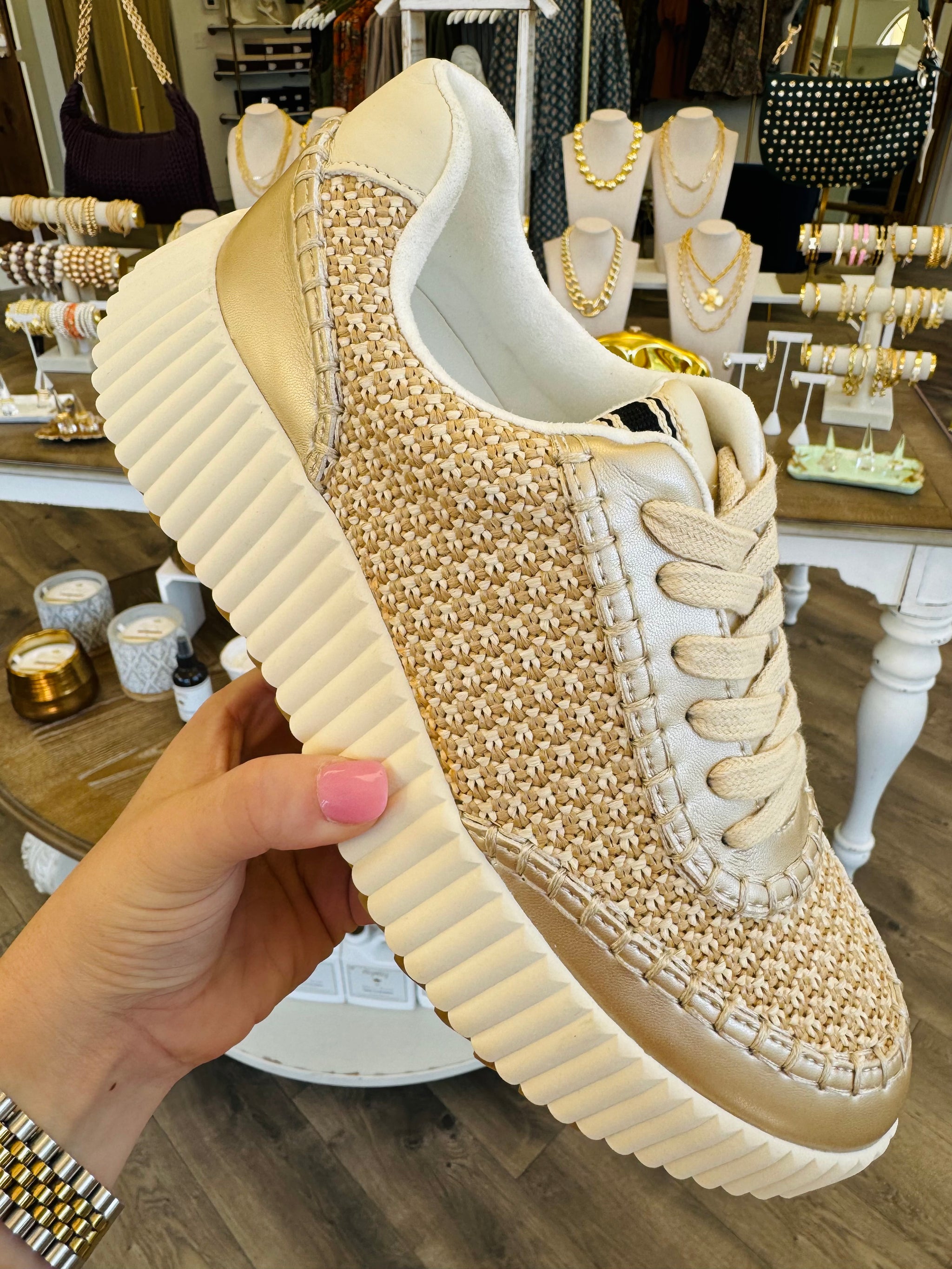 Selina Gold Sneakers – Emily Katherine Boutique