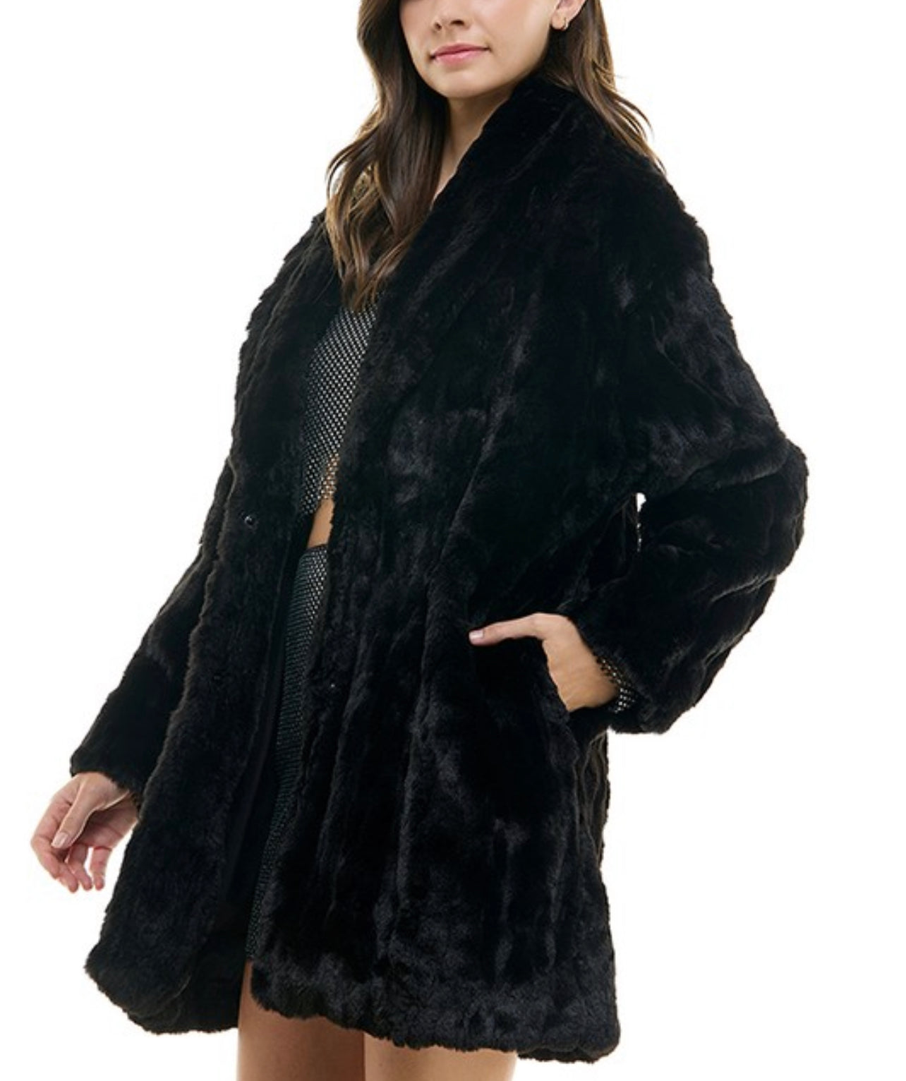 Ritz Black Fur Coat