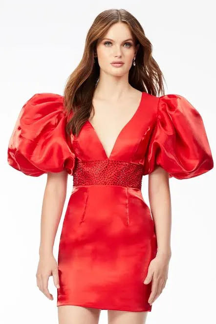 Ashley Lauren Red Hot Dress