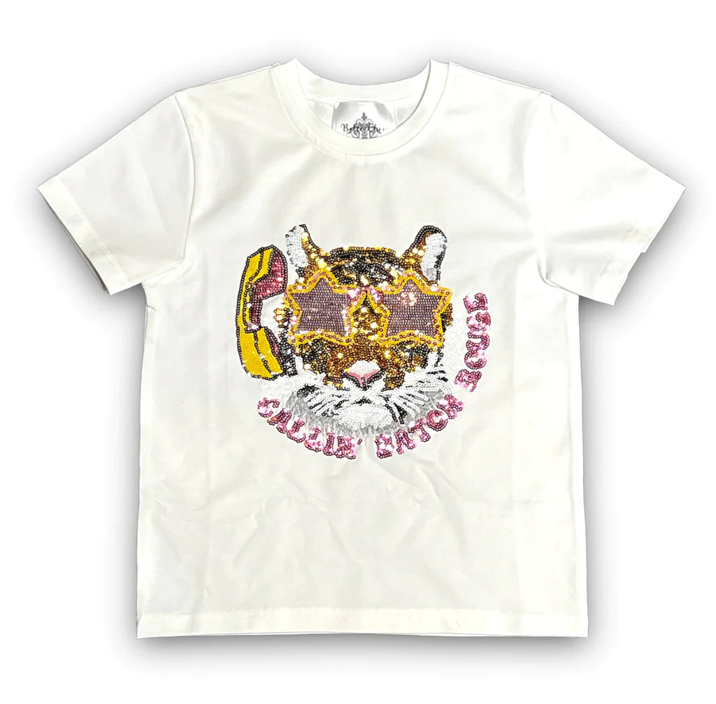 Tiger Baton Rouge Sequin Shirt