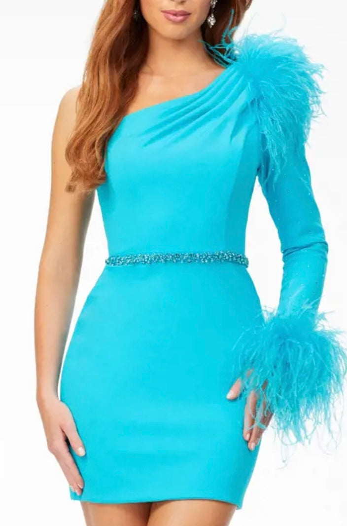 Turquoise Ashley Lauren Dress